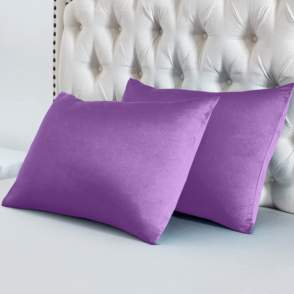 Luxury Silk Pillow Cases Sleep Easy Pure Silk pillowcase Purple