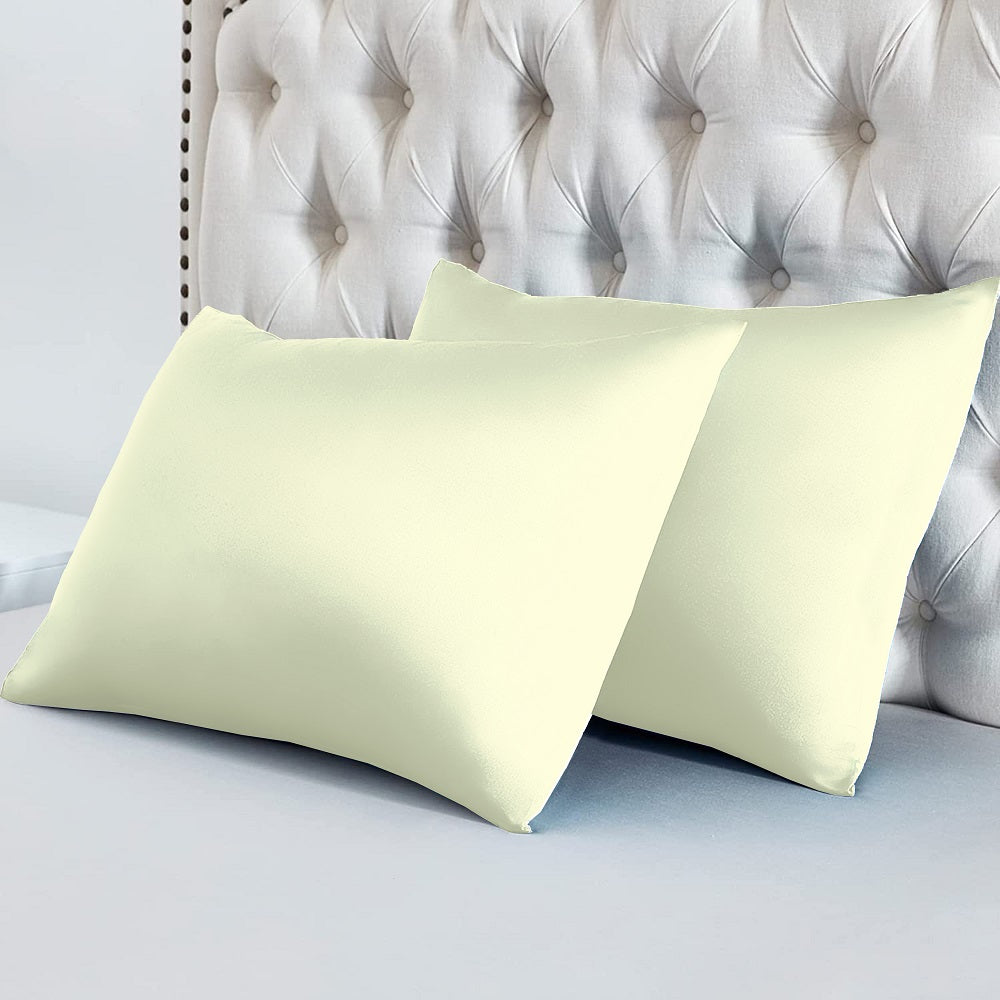 Luxury Silk Pillow Cases Sleep Easy Pure Silk pillowcase Cream