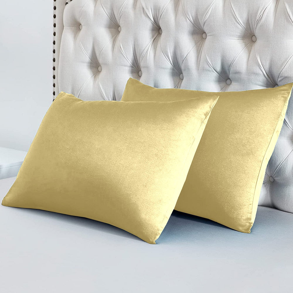 Luxury Silk Pillow Cases Sleep Easy Pure Silk pillowcase Gold