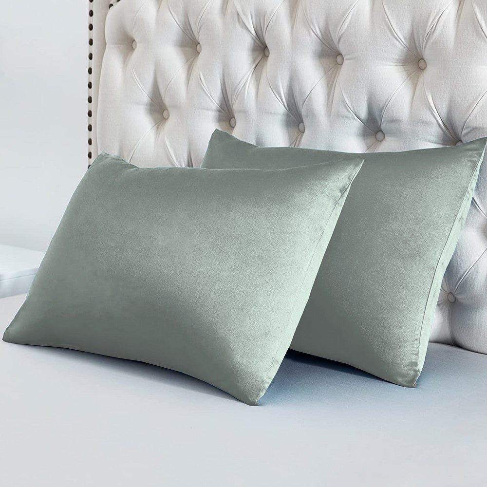 Luxury Silk Pillow Cases Sleep Easy Pure Silk pillowcase Silver